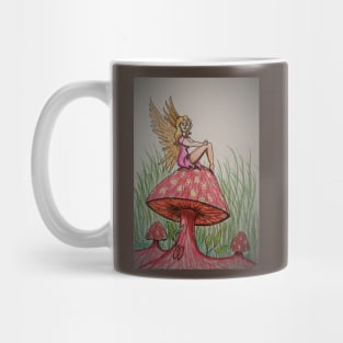 Fairy in the Magic Mushrooms Mug